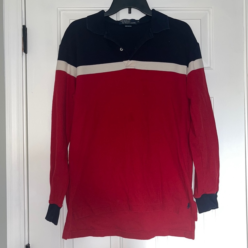 Retro Polo Long-Sleeve